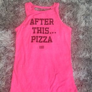 Pizza workout shirt